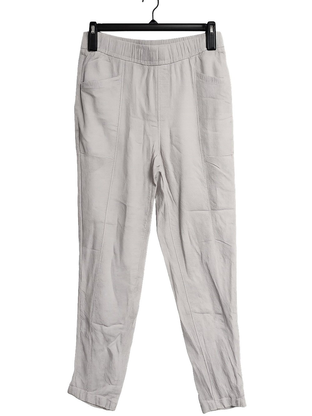 Old Navy Linen Blend Pants Women’s Medium Cream Elastic Waist Casual